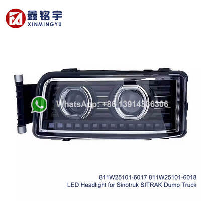 LED-koplamp voor Sinotruk SITRAK Dump Truck C7H G7H G5 Howo TX Gemodificeerde schijnwerper Ultrahelder 811W25101-6017 811W25101-6018